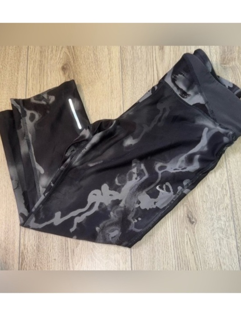Nike black grey gray leggings tights